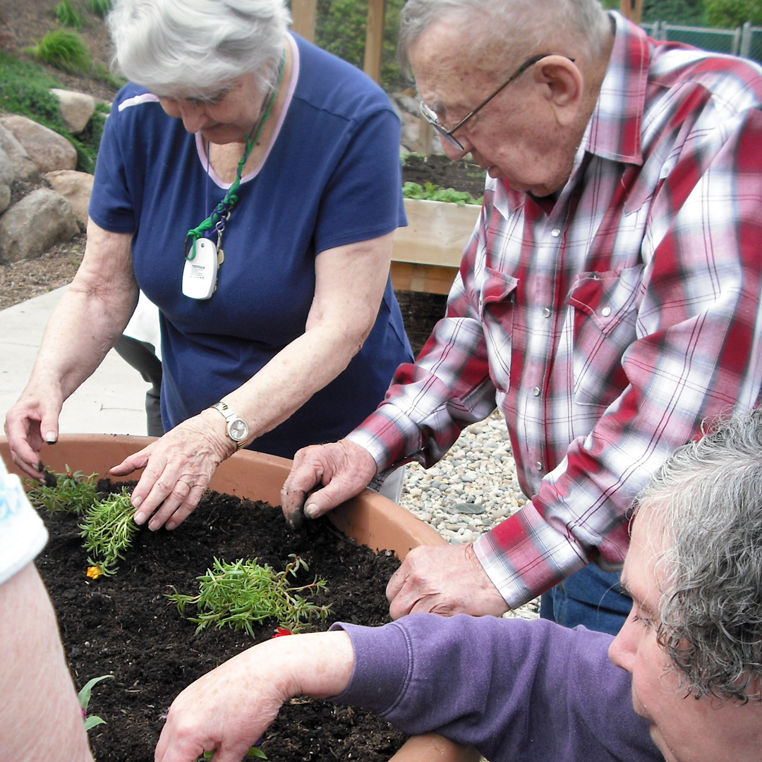 Assisted Living Lincoln NE: Gardening Activity