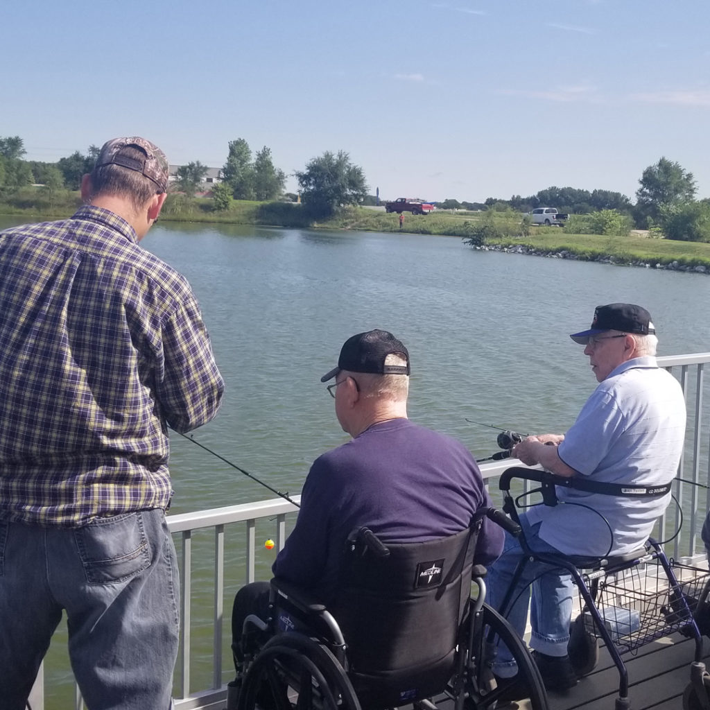 Lincoln Residents Fishing Photo
