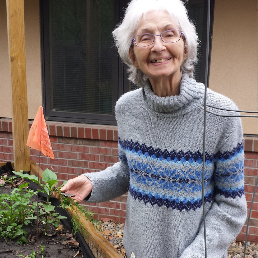 Dementia & Alzheimer’s Assisted Living Lincoln NE Gardening Photo